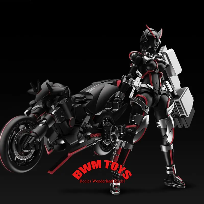 

Yubo Cultural In Stock 1/12 Scale Mobile Suit Girl Battle Motorcycle Girl Shake 6Inch Action Figure Doll Collection