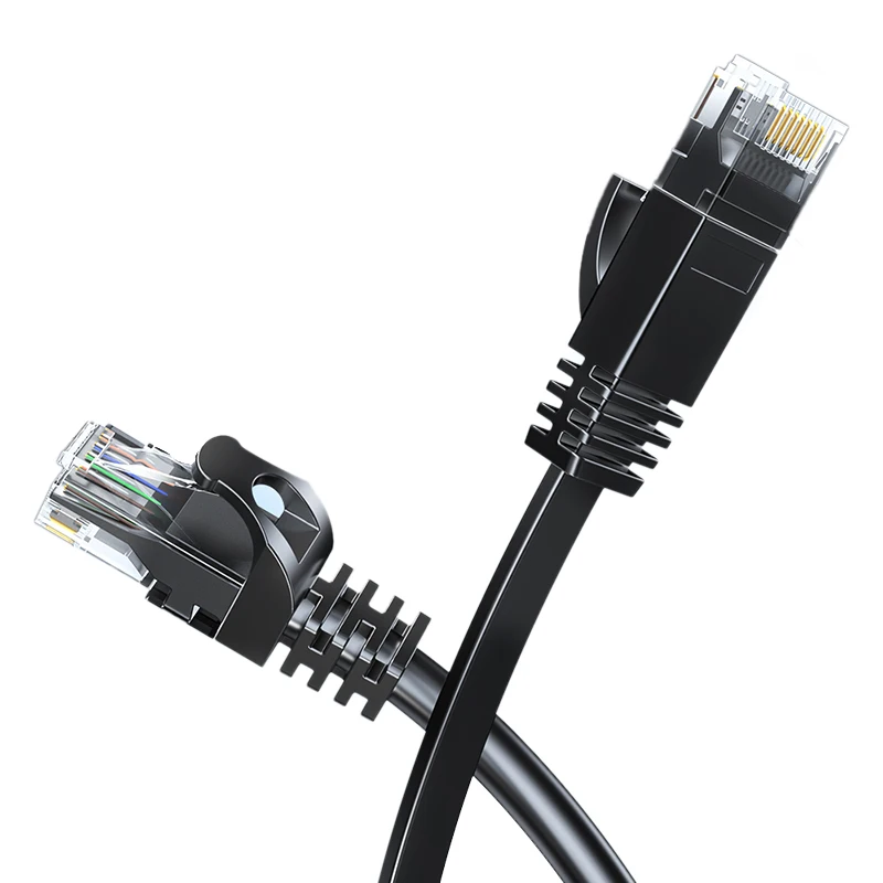 10 Gigabit Ethernet Cable Cat6Lan Cat 6 7 RJ 45 Flat Network Wire STP Twisted Pair Patch Cord High Speed