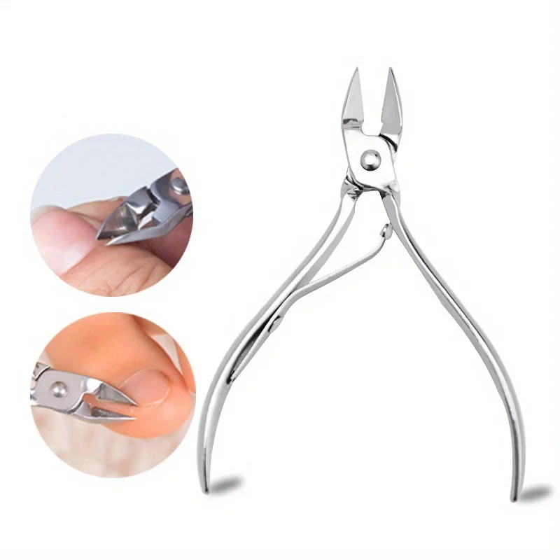 Cortacutículas de Acero Inoxidable Duradero para Manicura y Pedicura, Removedor de Piel Muerta 2