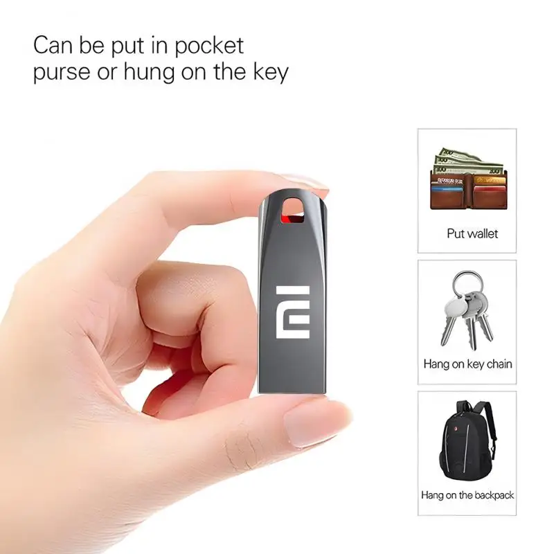 XIAOMI-Clé USB 3.0 portable en métal, 1 To, 2 To, 512 Go, 256 Go, 128 Go
