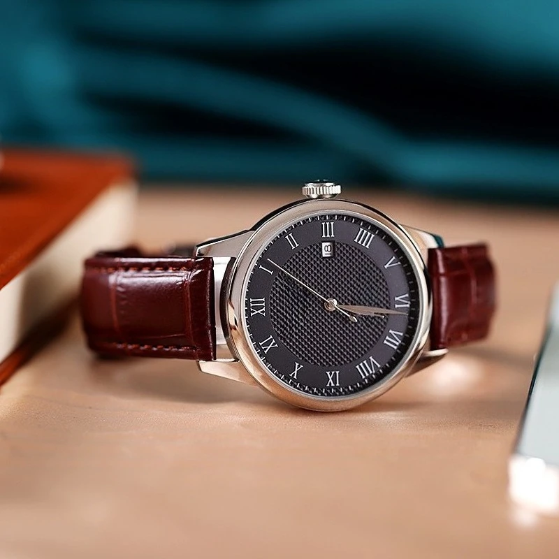 جديد قمة العلامة التجارية الفاخرة الكوارتز ساعات المعصم الرجال موضة عادية جلدية عالية الجودة حزام مقاوم للماء مصمم رجل الساعات 2025