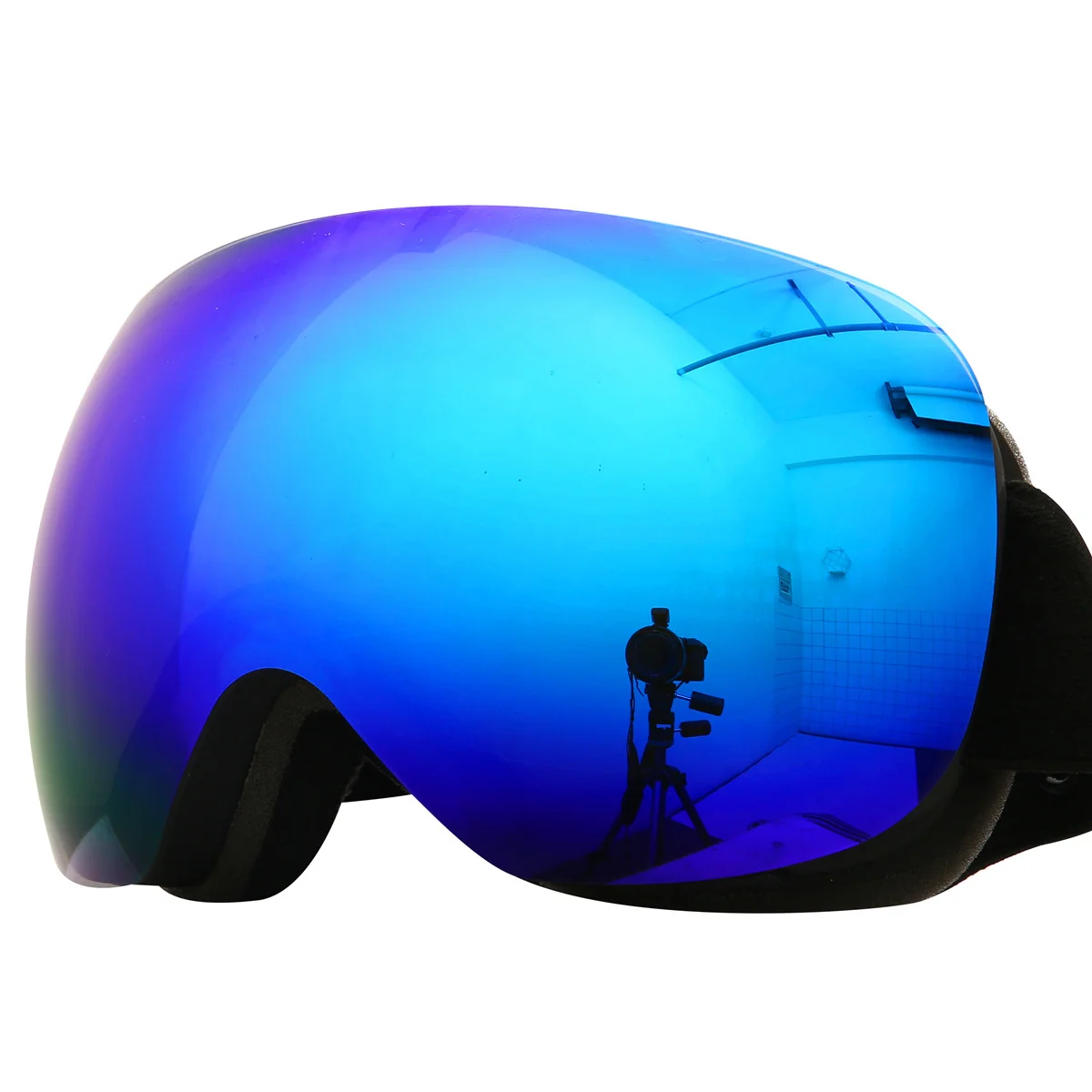 New ski glasses double layer antifogging large spherical Revo coating UV400 Cardable myopia  eyeless