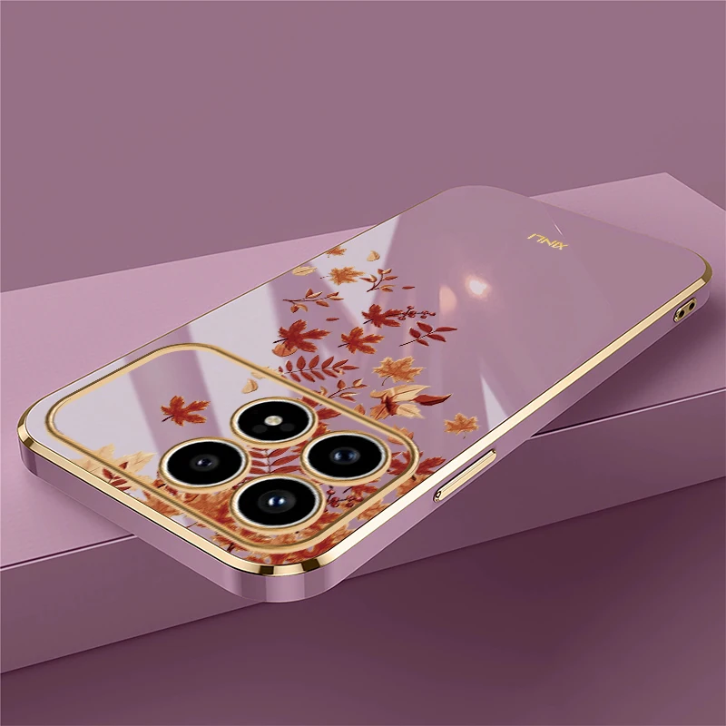 الخريف يترك نمط جراب هاتف ل Xiaomi Redmi K90 برو ماكس K90 K 90 للصدمات تصفيح لينة سيليكون غطاء حماية من البولي يوريثان #2