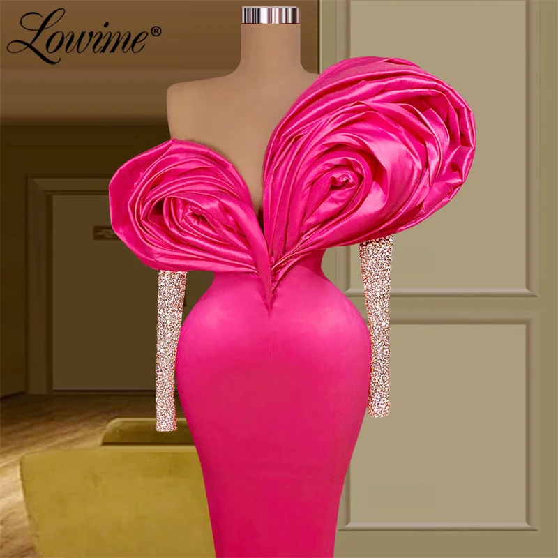 Lowime-Vestidos de Noche elegantes de sirena personalizados, vestidos largos de graduación, vestidos de fiesta de celebridades con cuentas de cristales, 3 diseños