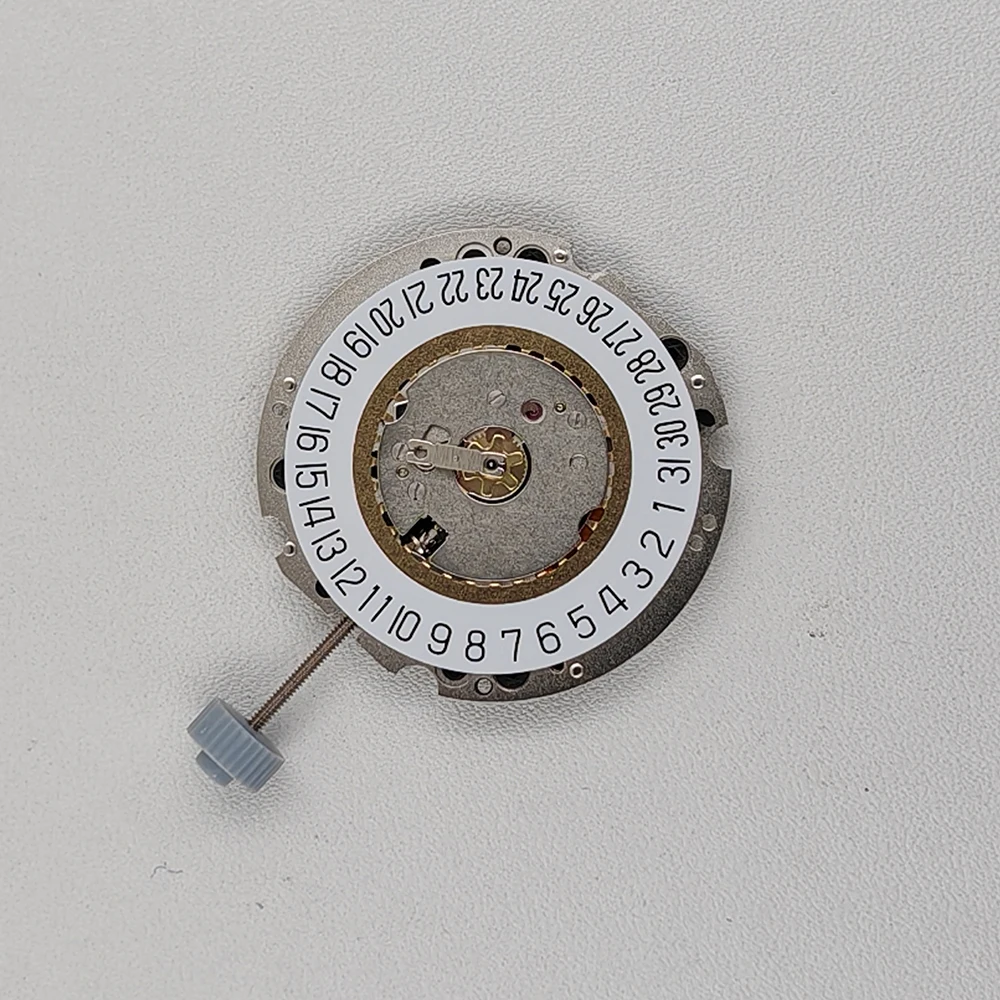 Genuine Ronda Quartz Movement 705 705-6H White Datewheel at 6H O'clock Standard 3 Hands Quartz Watch Mechanism Battery Included