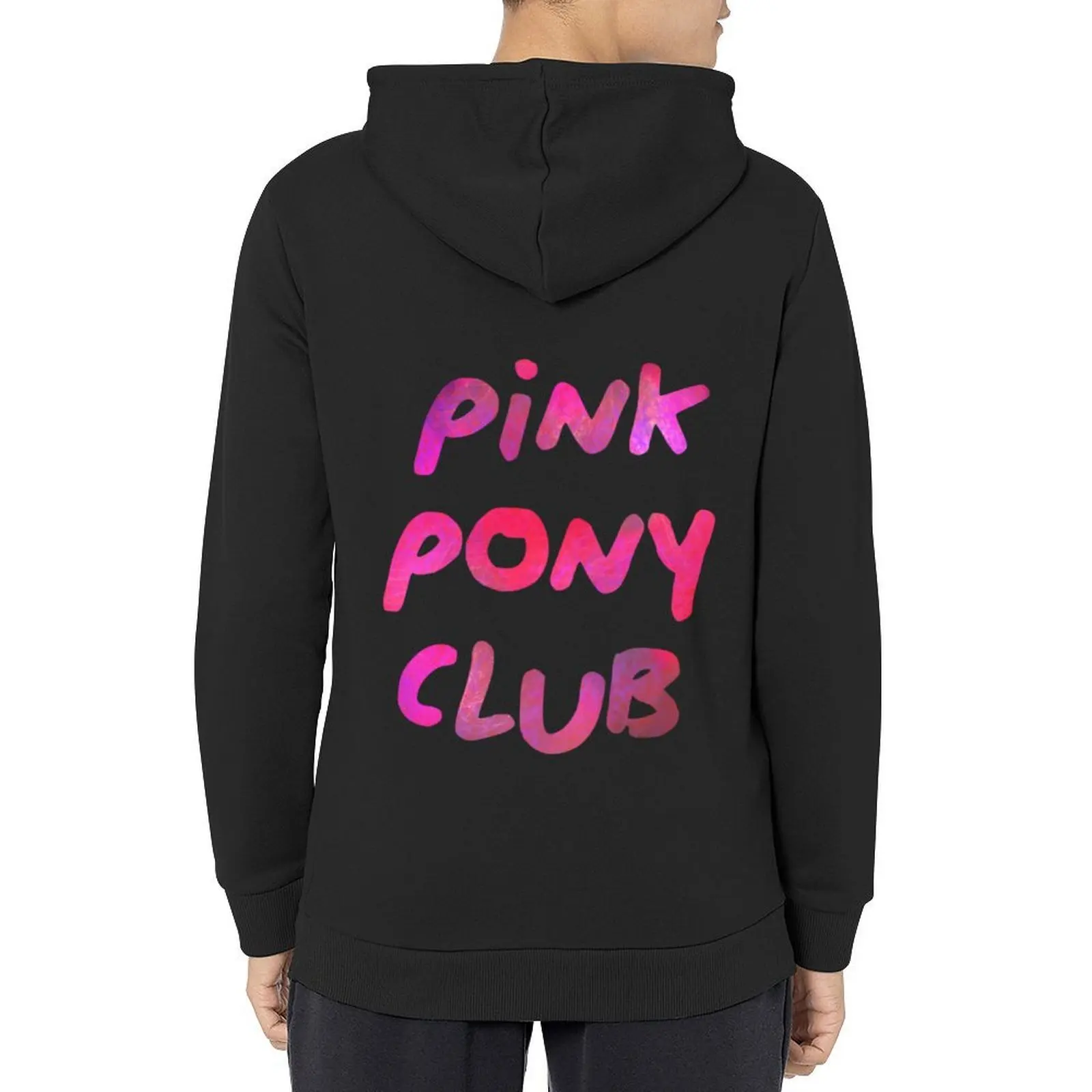 

Chappell Roan - Pink Pony Club lyric art Hoodie autumn mens clothing mens clothes mens designer clothes tracksuit men