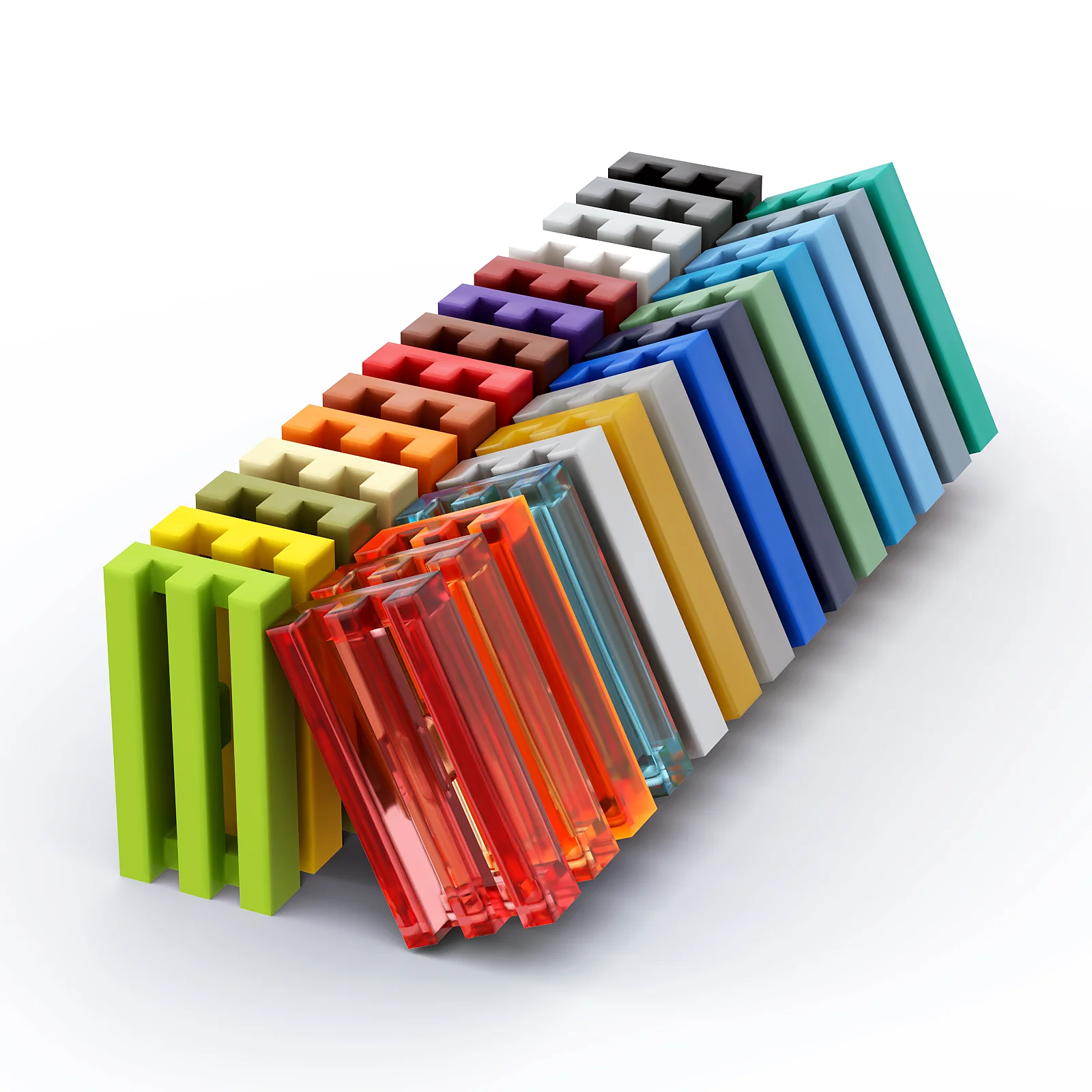 

1 Pcs Buildings Blocks 2412 30244 Modified 1 x 2 Bricks Collections Bulk Modular GBC Toy For High-Tech MOC Set