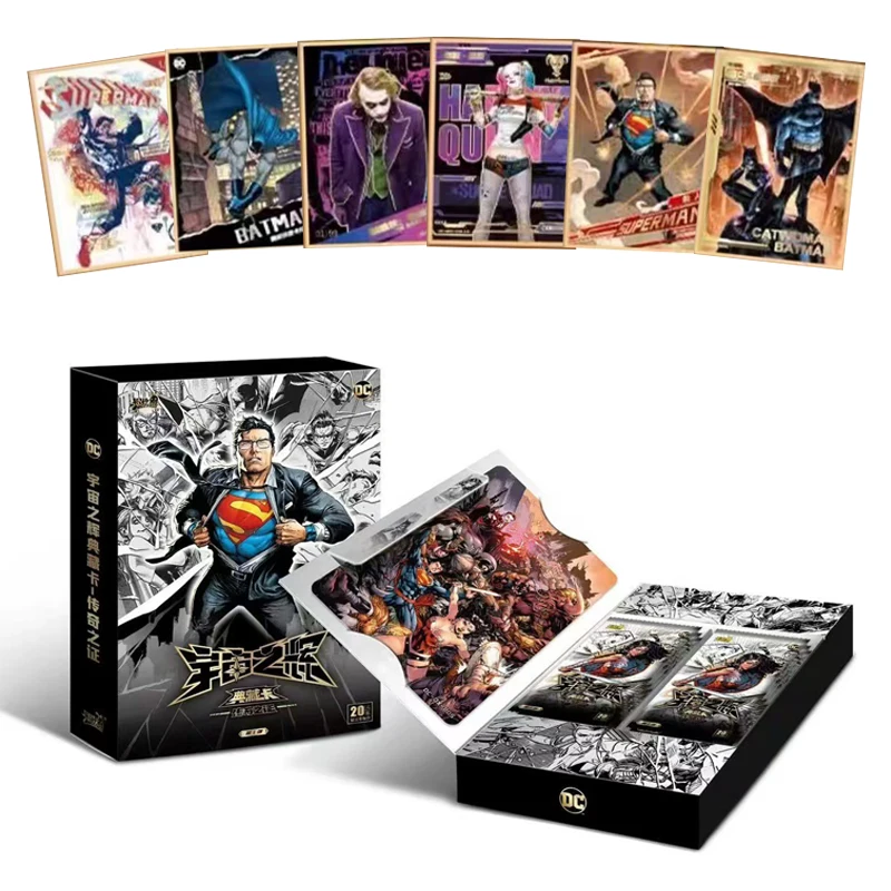 

DC Movie Series Justice League Marvel The Avengers Booster Box Peripheral Superman Rare S Cards Kids Christmas Birthday Gift Toy