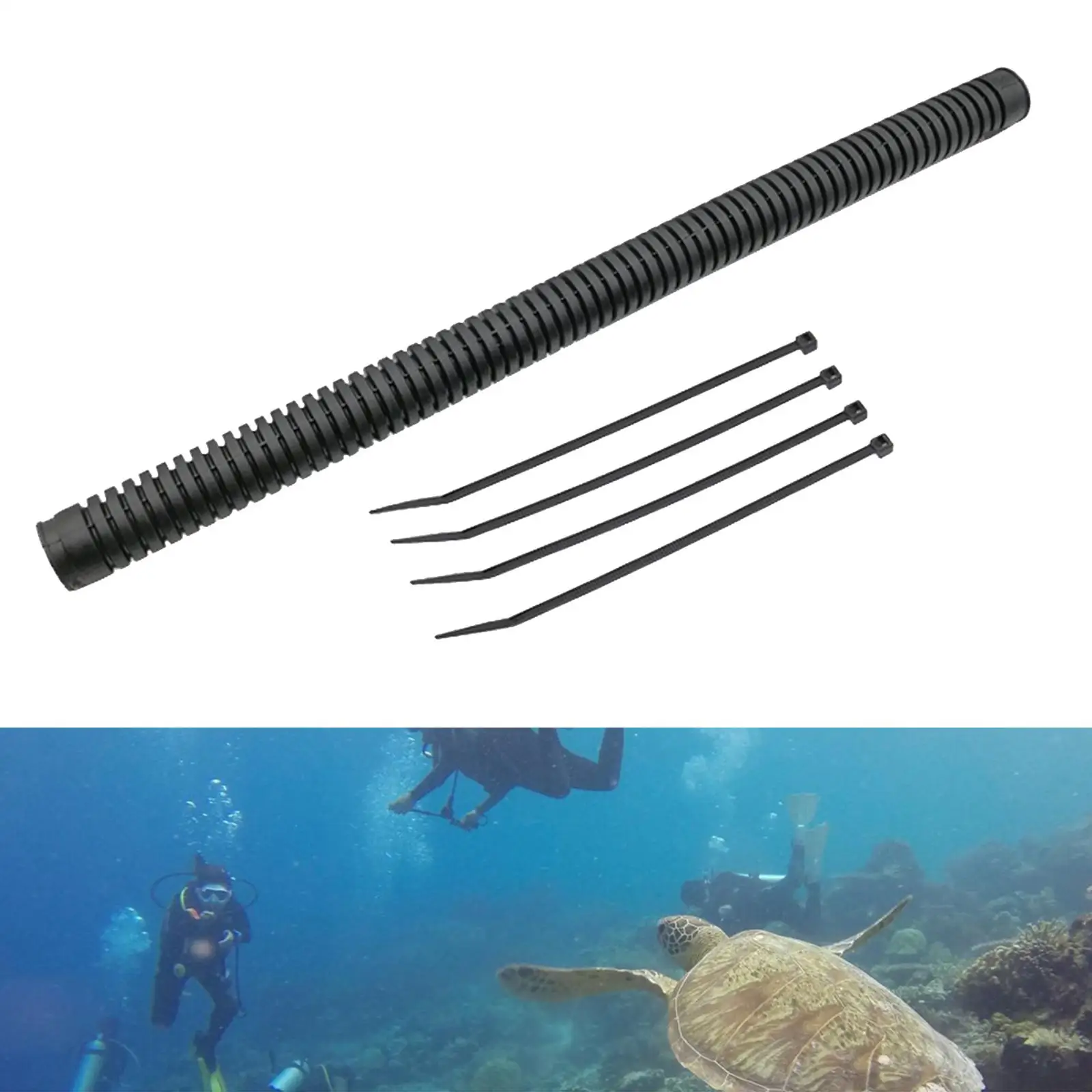 

Дайвинг 14-19 дюймов BCD BC Airway Гофрированный шланг для накачивания, коленчатый соединитель