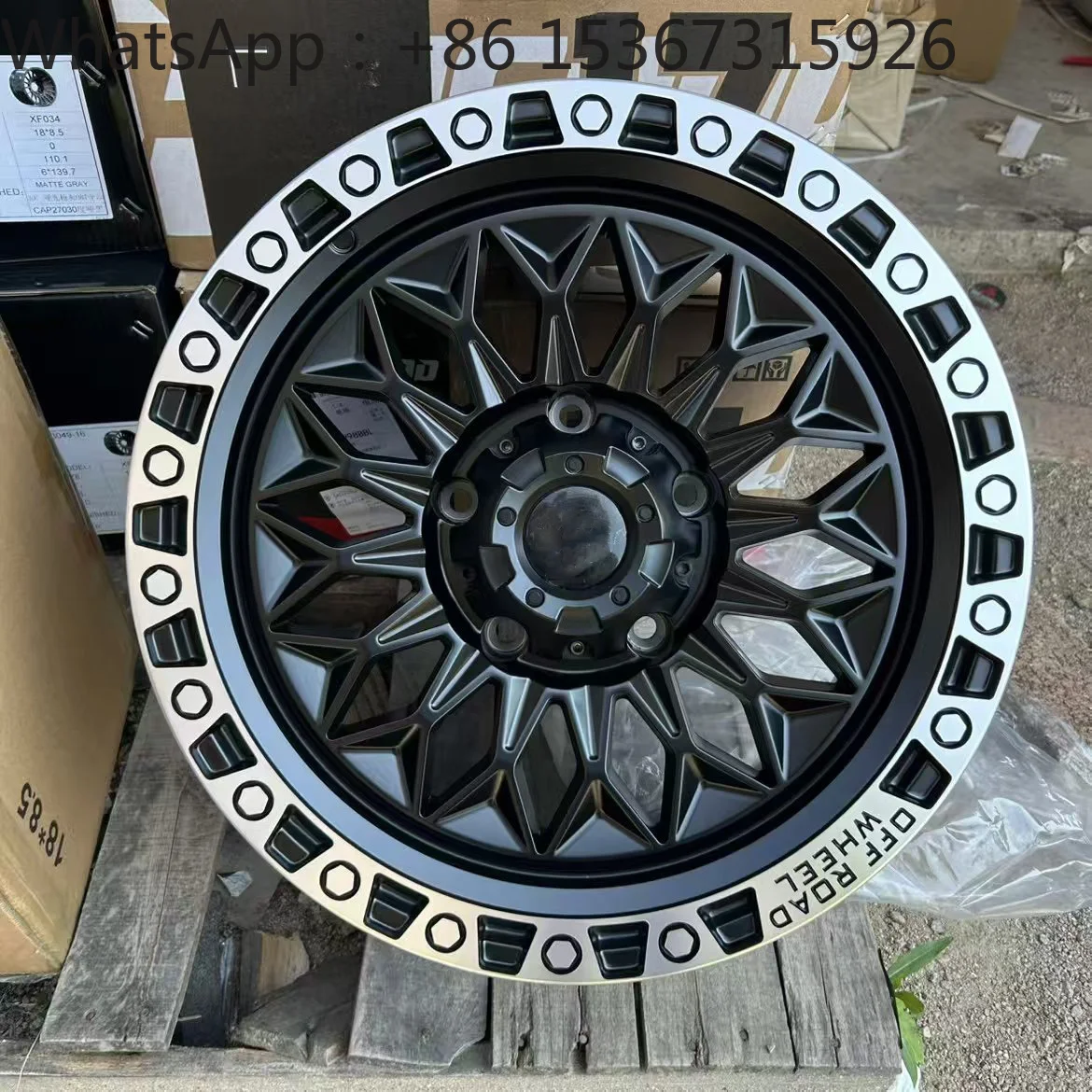 18/22 Inch Deep Dish Passenger Car Wheel Rims For Multiple 4X4 Off Road Pickup Truck Models