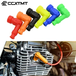 Motorcycle ATV Scooter Dirt Bike Universal Modified Rubber Lgnition Spark Plug Cap For Honda Yamaha KTM Kawasaki Suzuki Parts