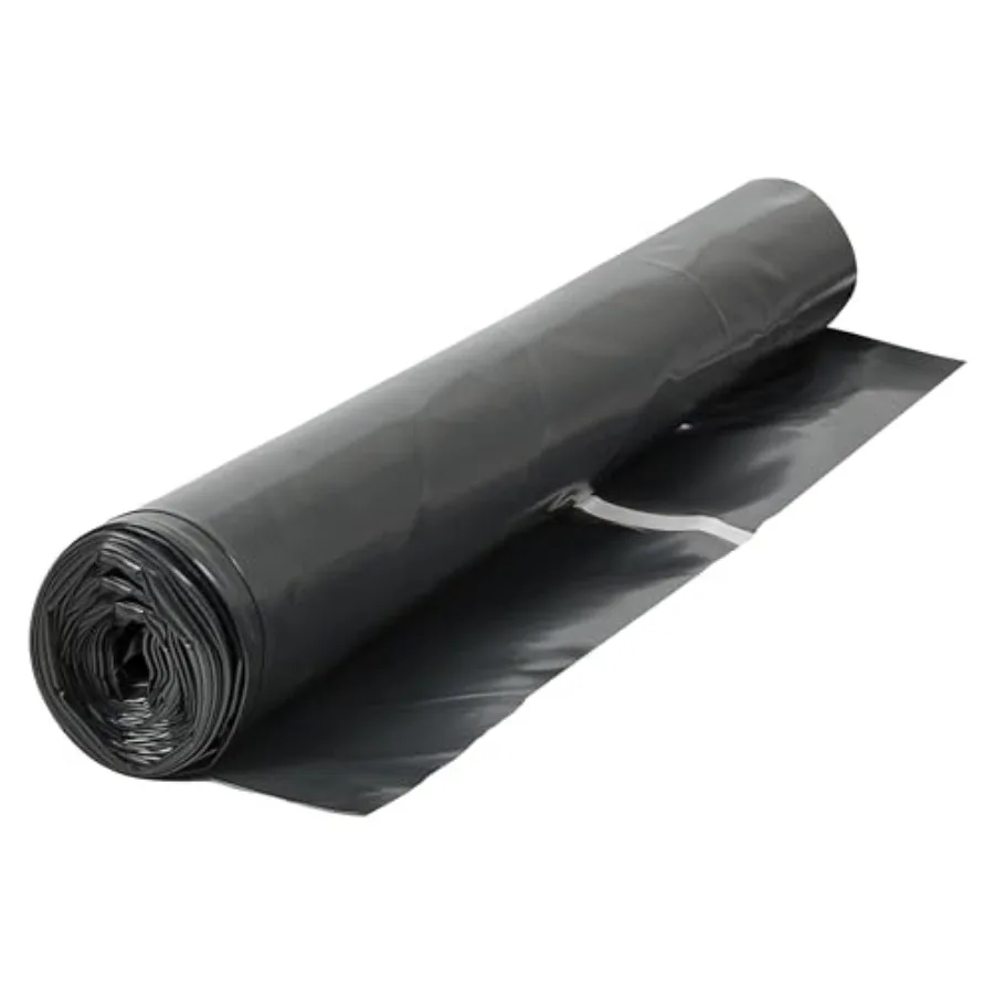 

ROBERTS 70-116 Moisture Barricade 6 mil Polyethylene Film for Vinyl, Laminate SPC, Engineered Wood Floors - Roll, Black