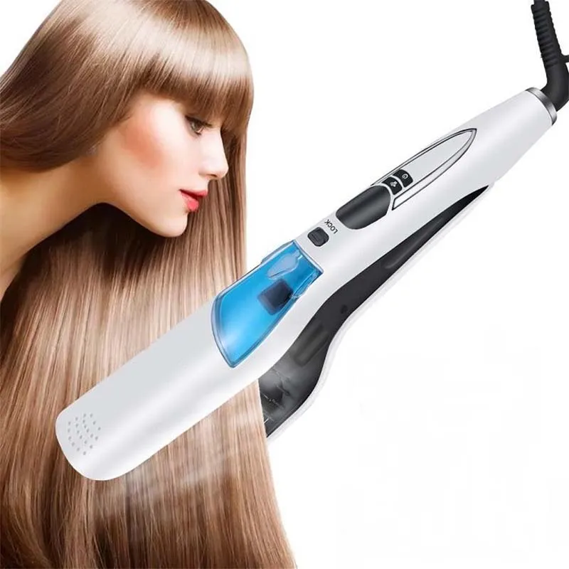 مشط احترافي لفرد الشعر الرطب والجاف، بخاخ بخار لفرد الشعر، جبيرة بخار محمولة