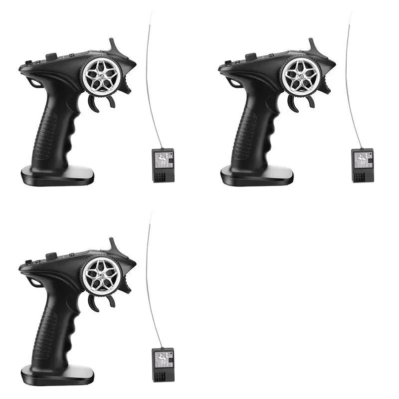 FBIL-3X GA-4H-TX 4CH 2.4Ghz Remote Control Digital Radio Transmitter Wire For 1/8 1/10 1/16 1/32 RC Car Boat Tank Crawler