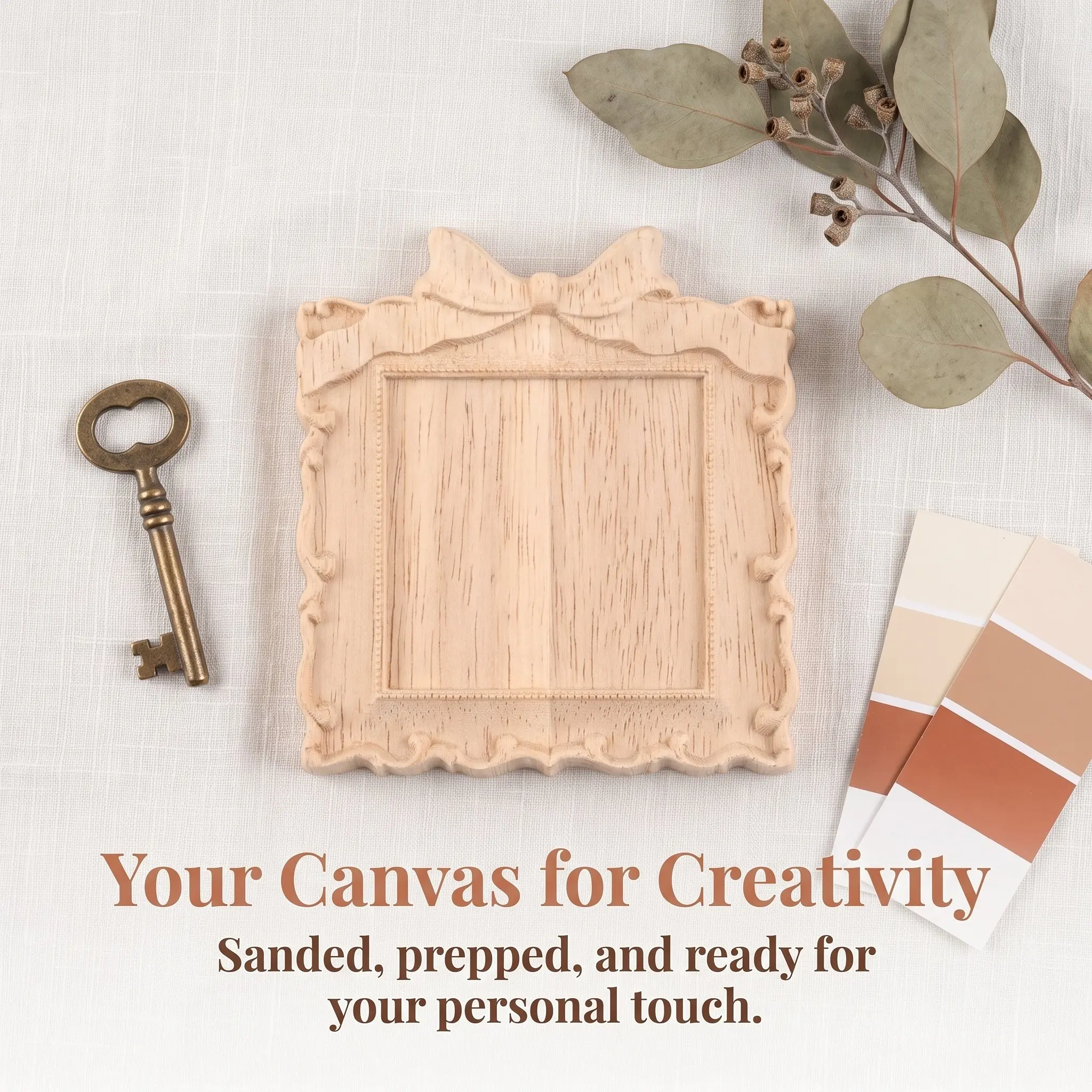 Wood Carving Photo Frame DIY F - Bamboo Photo Frame 评论和价格