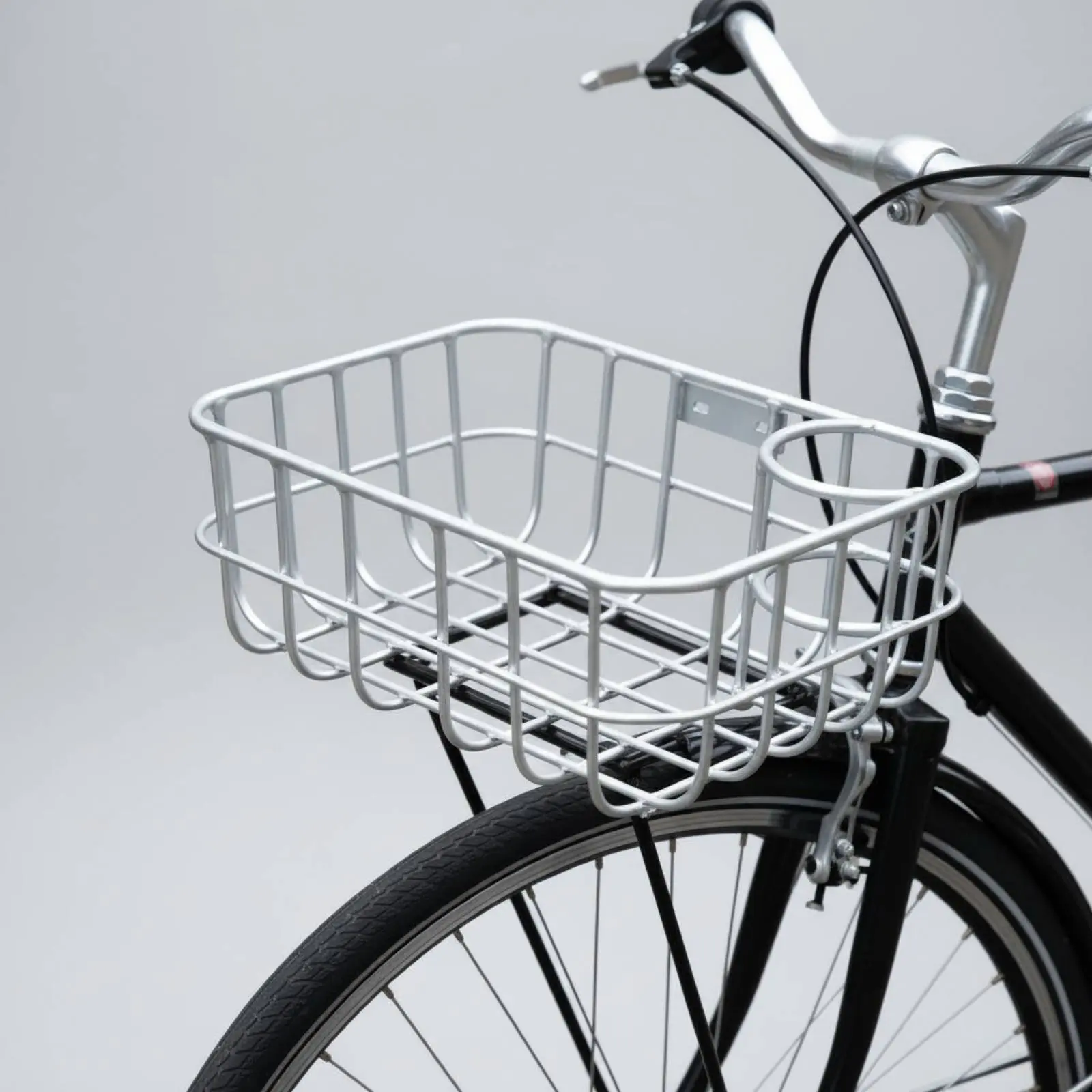 

Front Bike Basket Includes Load Net Aluminum Cycle Basket Large Capacity for Commuters, Shopping, Pet Transport