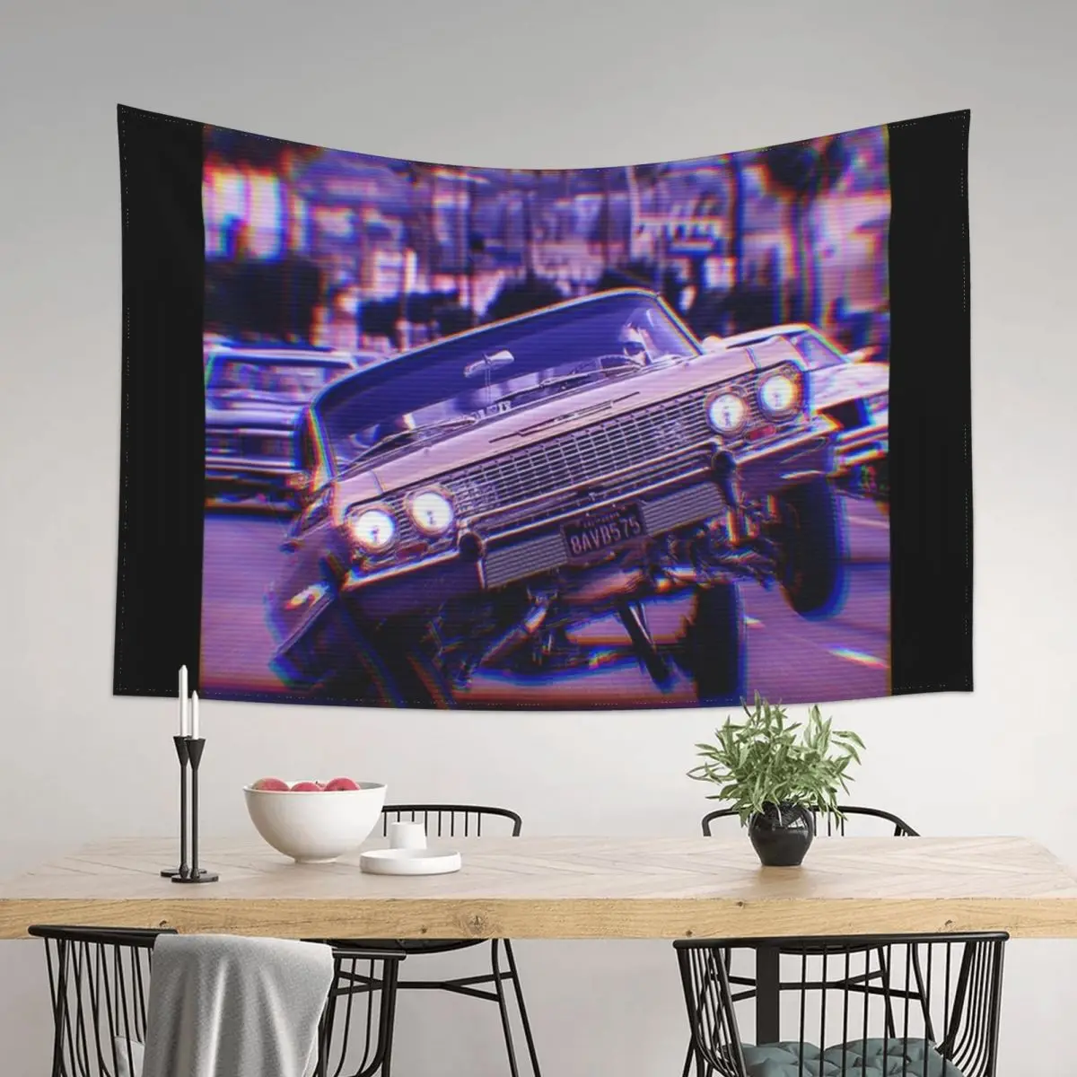 

Impala Lowrider 1 V1 Tapestry Room Decore Aesthetic Wall Art Room Decor Cute Tapestry