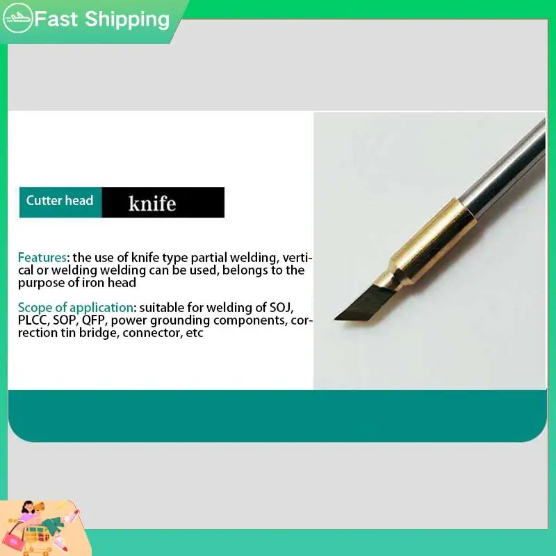 

510 Interface Soldering Iron Tip Wireless Charging Soldering Iron Tip 40W Xpro Soldering Rework Accessories-Tvdae