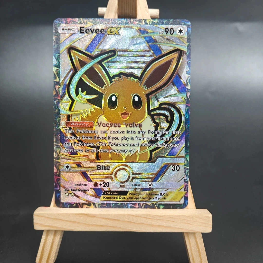 لتقوم بها بنفسك البوكيمون TCG بطاقات الجيب غامرة EEVEE بيكاتشو تشارجر ميو Dialga Solgaleo Lugia Arceus Lillie EX APP بطاقة الألعاب