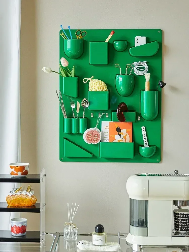 

Heavy Duty Wall-mounted Storage Shelf with Hooks for Garage and Workshop Large Capacity Wall-mounted Organizer