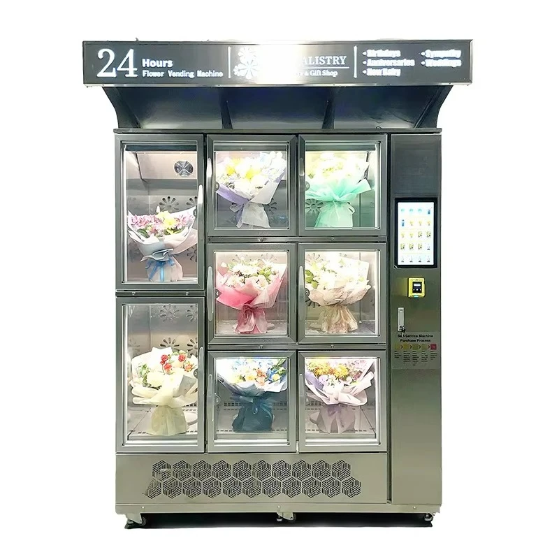 Fresh Flower Vending Machine New Arrival Customized Original Factory Supply Vending Machine For Shopping Mall Business Use