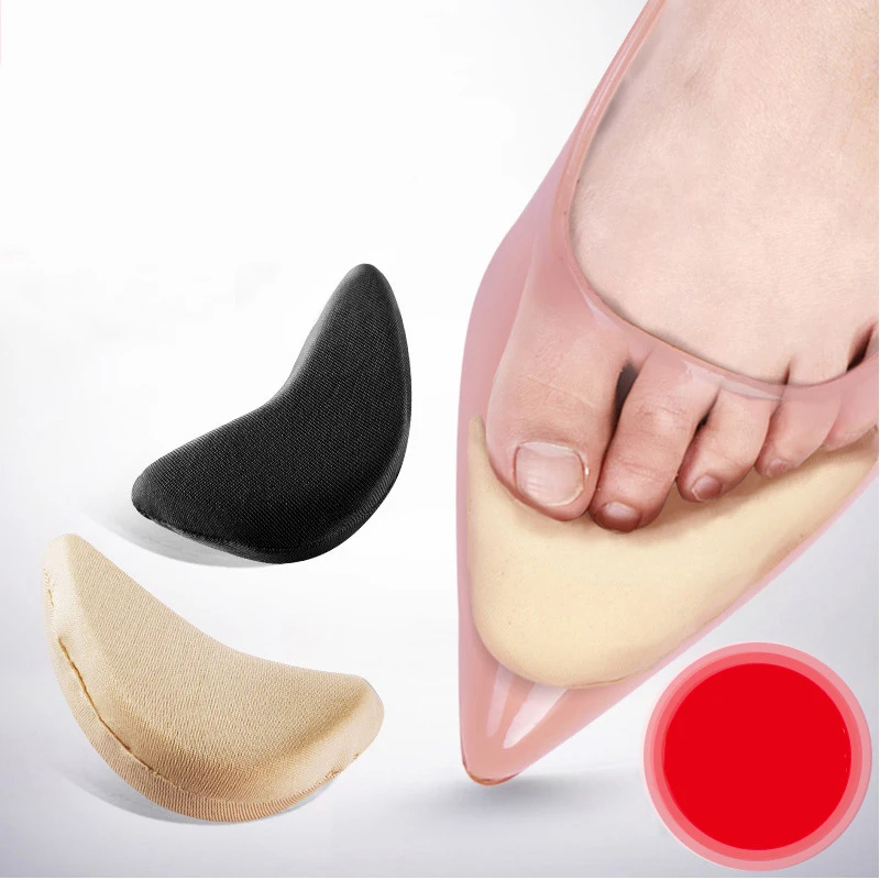 1 par evitar deslizamento feminino salto alto toe plug inserção sapato sapatos grandes dedo do pé almofada de enchimento frontal alívio da dor sapatos almofada plugues superiores macios