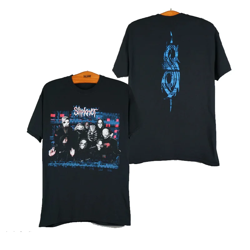 Art 2026 Slipknot Heavy Metal Band T-Shirt 100% Cotton Graphic Tee Men Women Summer Streetwear Top
