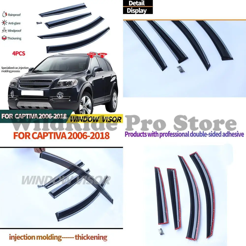 

1 set For Chevrolet Captiva C100 Window Visors Rain Deflectors Side Window Shades
