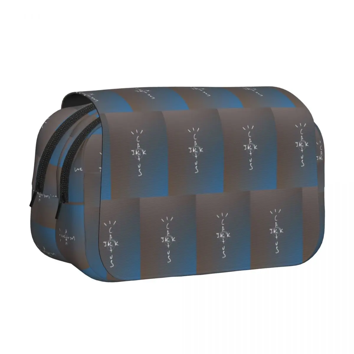 Cactus Jack Logo Pencil Case Pen Holder Hard Shell Leather Big Capacity Pen Box Pencil Bag for Students School