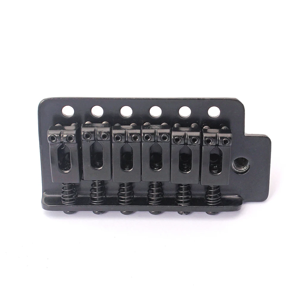 

GA203 Right Handed 6 String Flat ST Saddle Single Tremolo Bridge System for Electric Guitar Accessories Parts Screw-in Arm (Blac