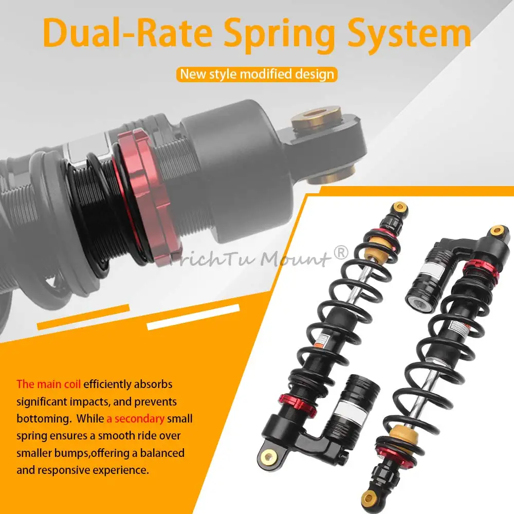 470 مللي متر ATV قابل للتعديل الجبهة تعليق المثبط الهواء امتصاص الصدمات ل Can Am أوتلاندر 650 800R STD XT XT-P 2010-2012 # 706201110 #5