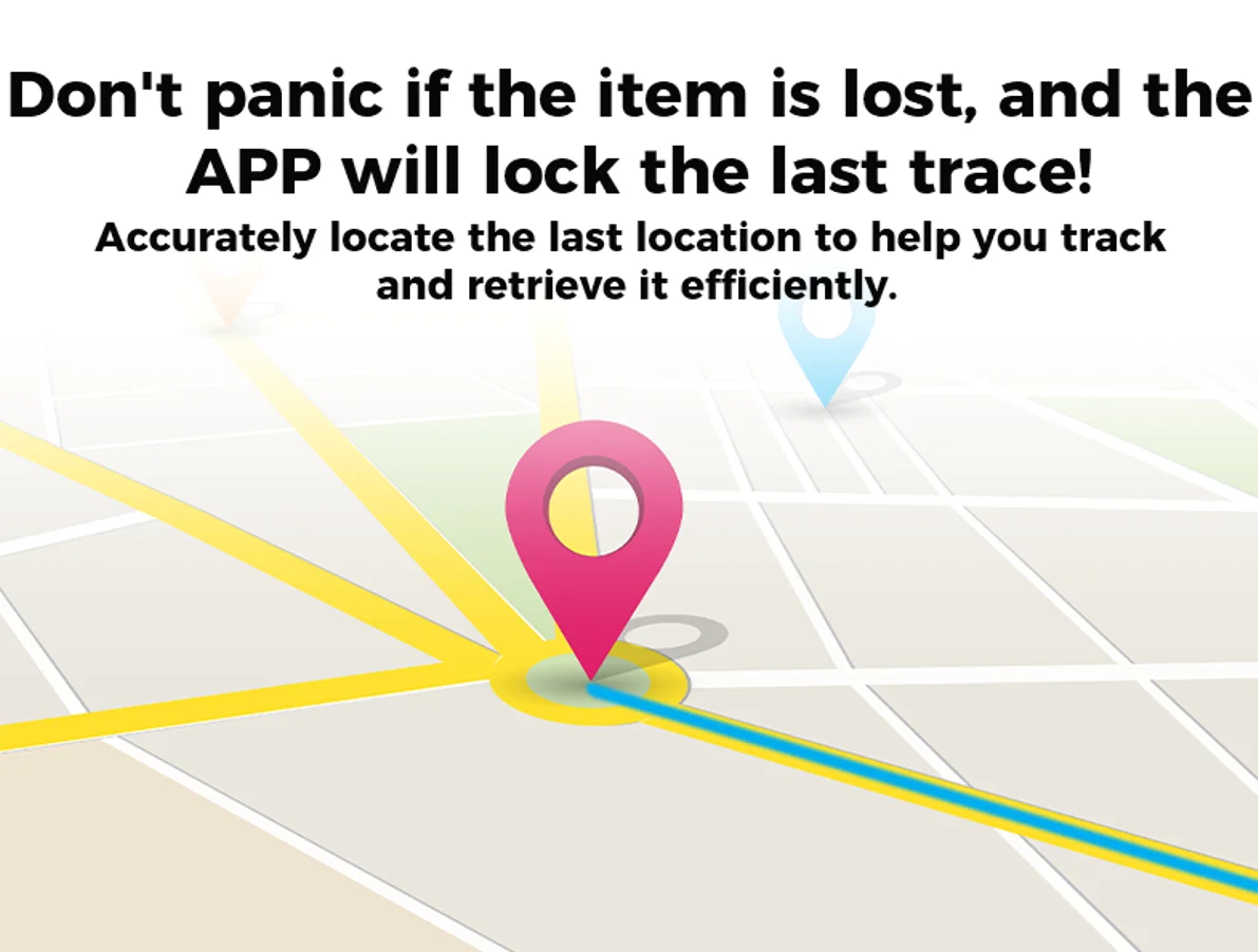 جهاز تعقب GPS مضاد للفقدان للحيوانات الأليفة والأطفال وركوب الدراجات مع Apple Find My Compatible Mini & Portable MFI Rated Locator