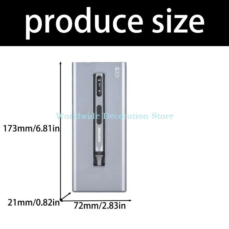 Q39b 50 1 chave fenda elétrica Chave fenda USB C recarregável com luz LED para acessórios reparo doméstico