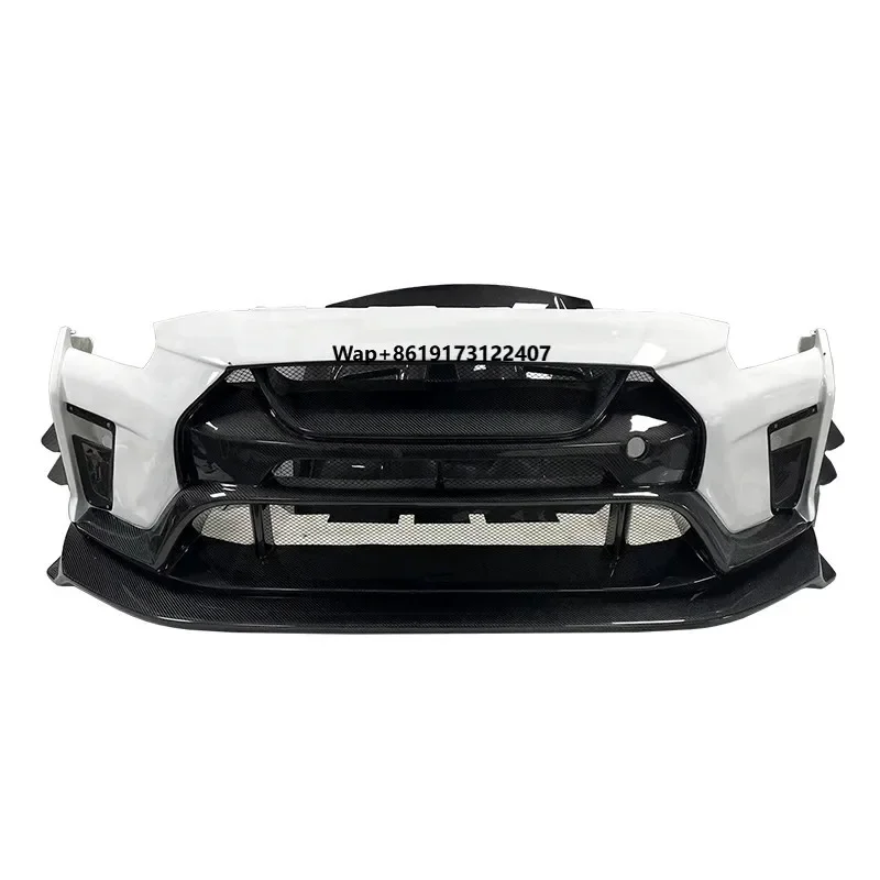 VRS Style Front Bumper for GTR R35 GT-R35 Body Kit Varis- Style Bumpers