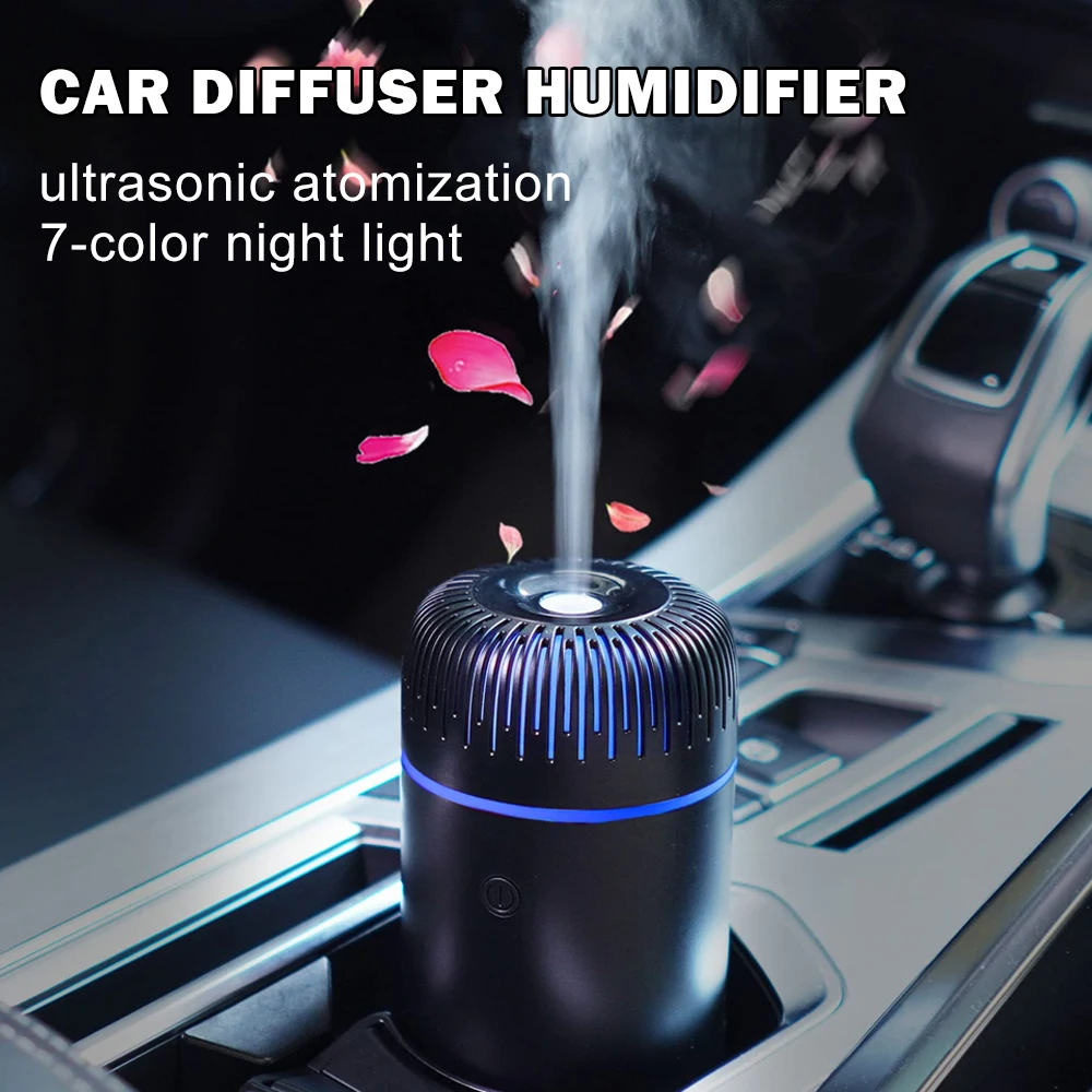 Car Aroma Diffuser Perfume Air Humidifier Ultrasonic Essential Oil Diffuser Aromatherapy For Auto Bedroom Car Air Freshener