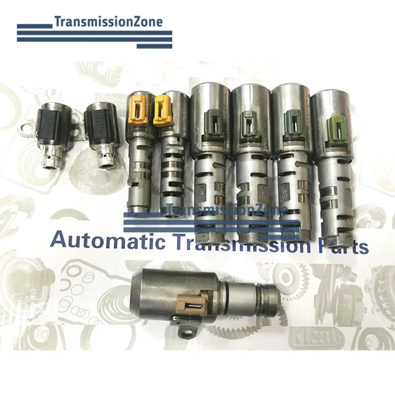 GA6F21 AW6F25 TF-72SC Gearbox Solenoids 9PCS For BMW MINI Peugeot