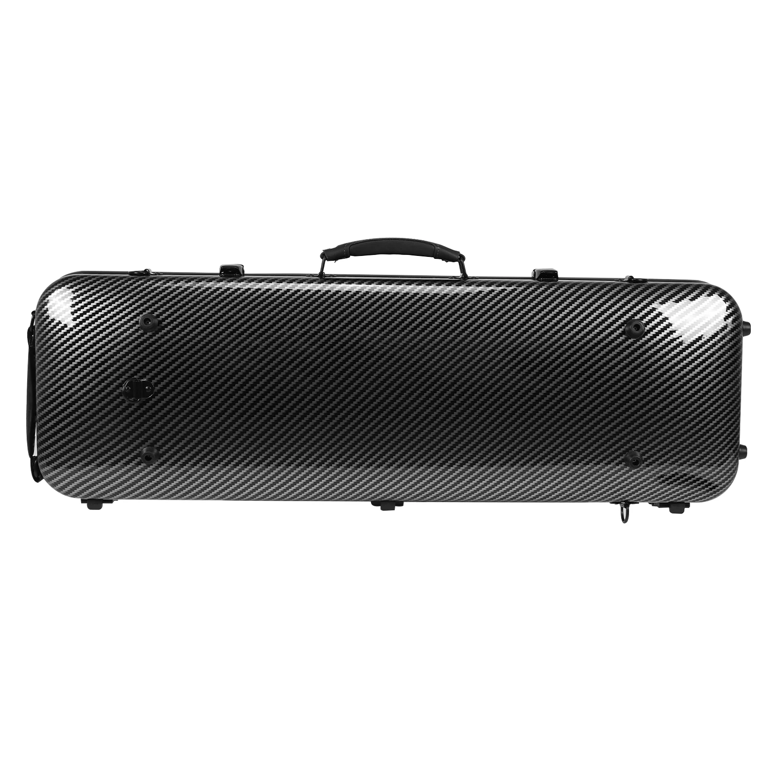 حافظة كمان مستطيلة مركبة من الكربون بحجم كامل 4/4 مع مقبض صندوق كمان من ألياف الكربون حافظة كمان من ألياف الكربون للاستخدام اليومي