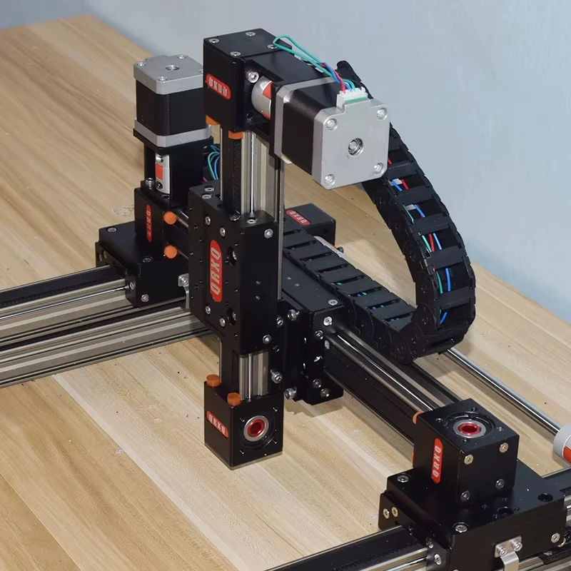 

RXP30XYZ-L 100-6000mm Cnc Belt Driven Linear Motion Guide Rail Module Actuator Cnc Belt Driven Linear Guide Rail Gantry