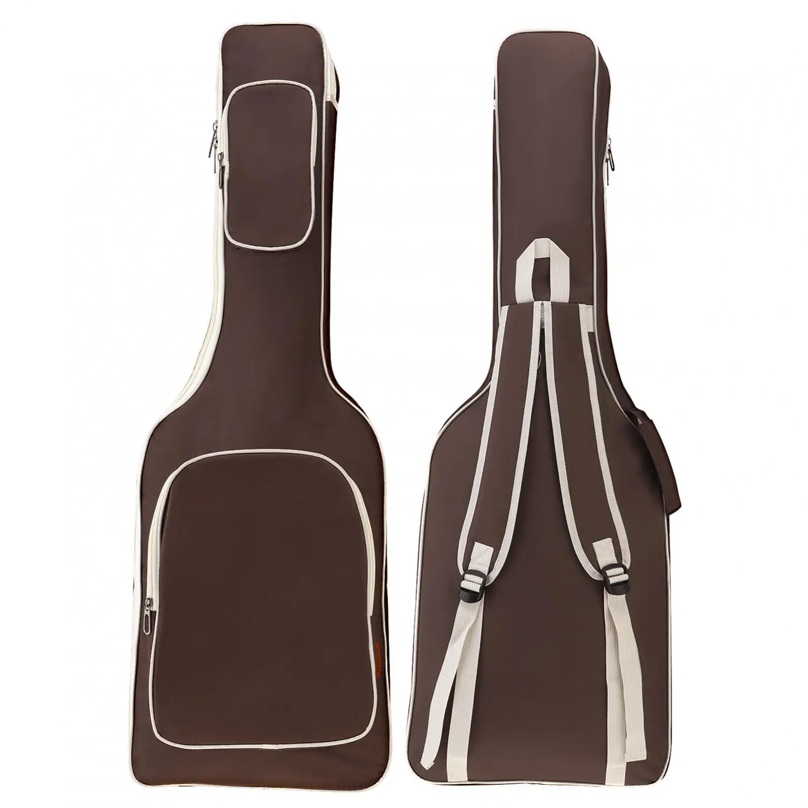 101 x 33 x 6cm Oxford Fabric Electric Guitar Bag Double Straps Pad 8mm Thickening Soft Cover Waterproof Backpack