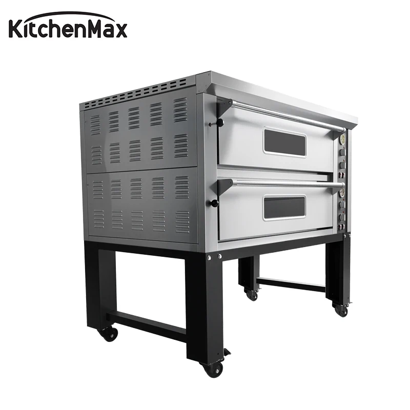 

KitchenMax High-End Commercial Industrial Electric 2 Deck Pizza Bread Baking Oven Bakery Complet Equipment Electric Pizza Oven