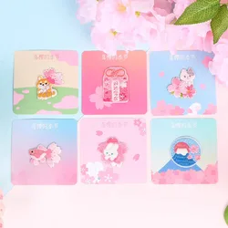 Sakura Season Series Self Adhesive Embroidery Patches Decorative Clothing Bags Hat DIY Brooch  Phone Cases Student Stationery