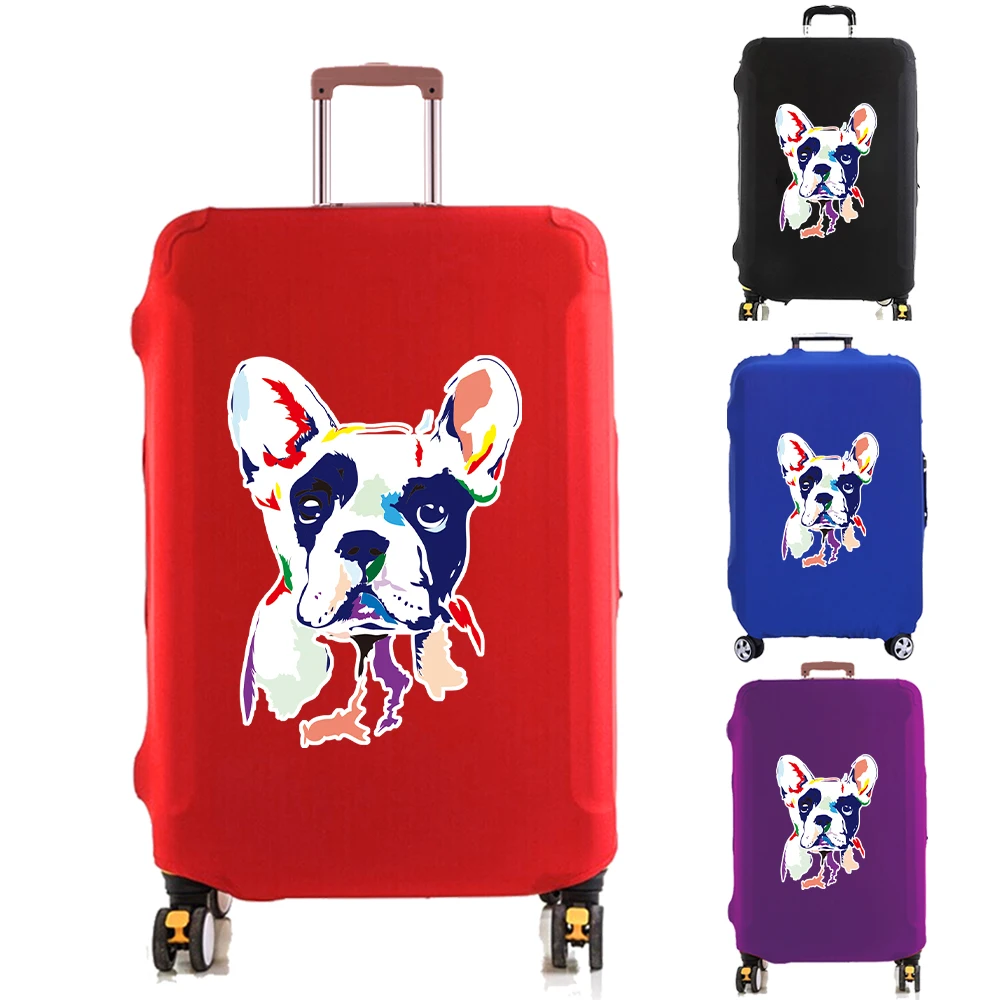 

Thick Elastic Luggage Cover Suitcase Pinch Colorful Dog Print Protector 18-32 Inch Trolley Case Suitcase Travel Dust Accessories