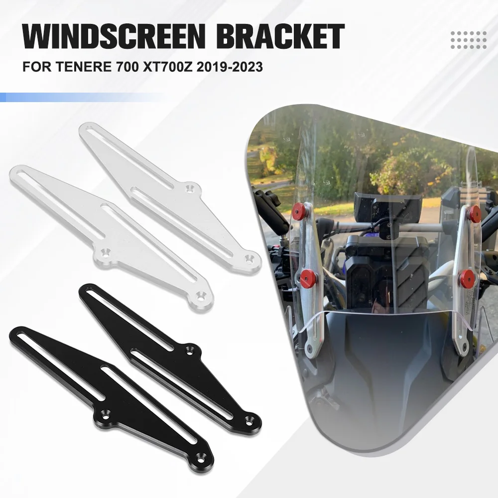 

Motorcycle Accessories Windscreen Adjuster For YAMAHA TENERE 700 T700 T7 2019 - 2024 Tenere700 Windshield Wind Screen Bracket