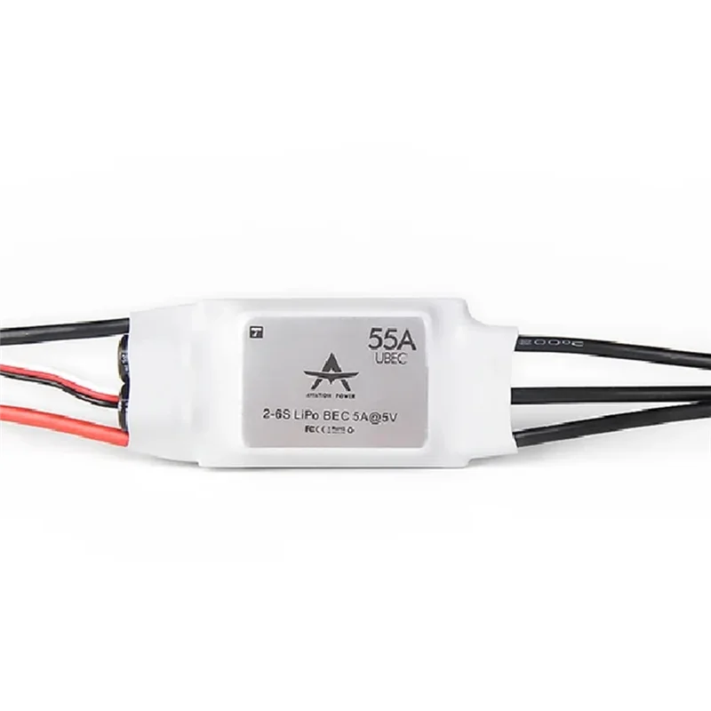 AS95-AT 55A ESC Electronic Speed Controller 2-6S Lipo BEC Brushless ESC For RC FPV Drone