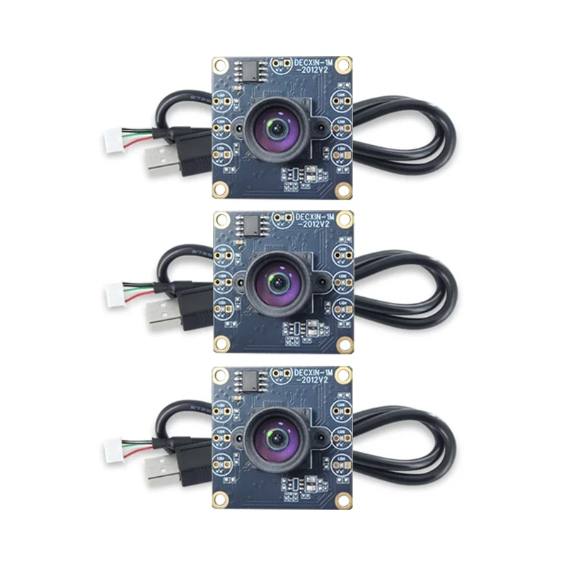 OV9732 1MP HD 720P 100 ° lens 3pcs USB camera module, suitable for automatic dart scoring system and ATM