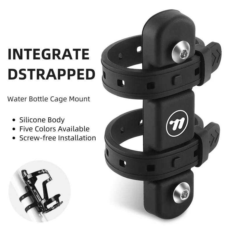 

Встроенный ремень, крепление для чайника, клетка для велосипедной бутылки с водой, красочный силиконовый кронштейн для бутылки, аксессуары для велосипеда