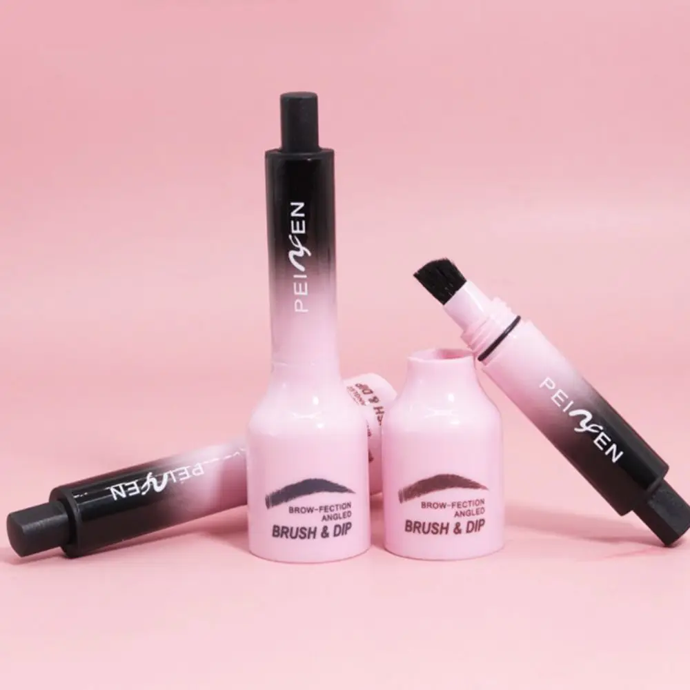 Waterproof Eyebrow Pencil Hair-Like Strokes Quick Drying Angled Eye Brow Brush Multifunctional Usage Angled Brush Eyebrow Tint