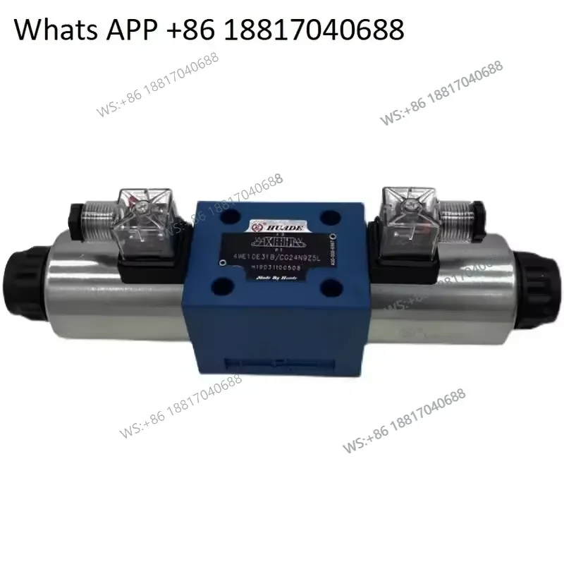 1PC for Huade Solenoid Valve 4WE10E31B/CG24N9Z5L Compatible with 4WE10G H J P R W M F L U T Hydraulic Directional Control