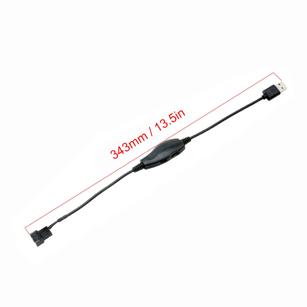 USB to 4Pin PWM 5V USB Sleeved Fan USB to 4Pin Case Fan Adapter Connector Cable Power Adapter Cable Replacement