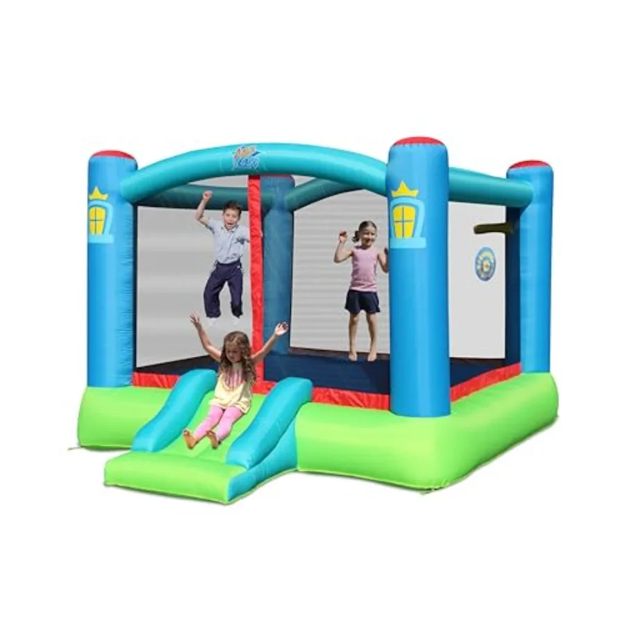 

Action Air Bounce House Outdoor Inflatable Bouncer with Blower Large Jumping Area Bouncy Castle for